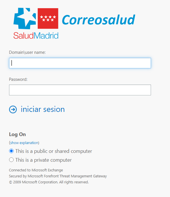 entrar correo sermas Servicio Madrileño de Salud