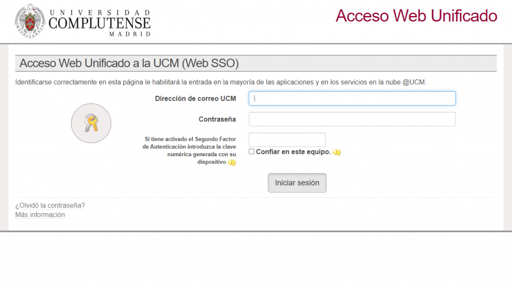 correo UCM Universidad Complutense Madrid