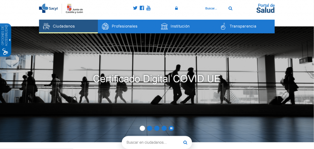 pagina web del correo sacyl