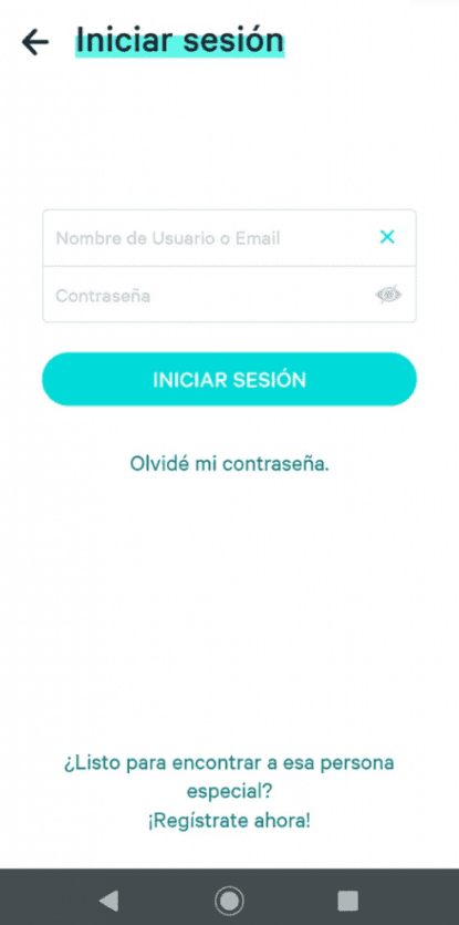 iniciar sesion en pof desde el movil