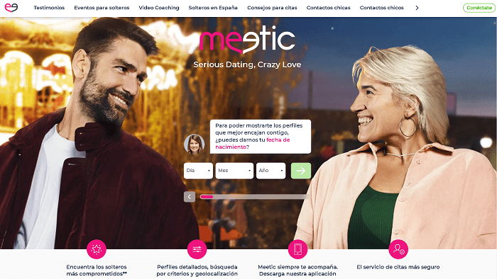 responder preguntas en el registro a meetic